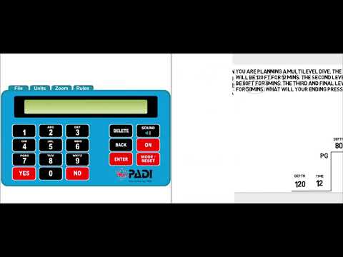 PADI Divemaster and Instructor exams, Video 5