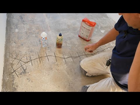 How to properly seal cracks in screed before laying tiles or gluing parquet - DIY tips