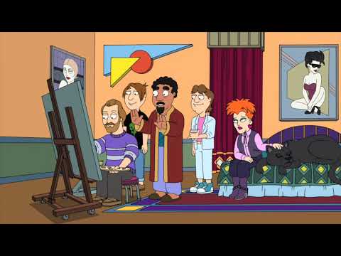American Dad: The girl in the painting was.....