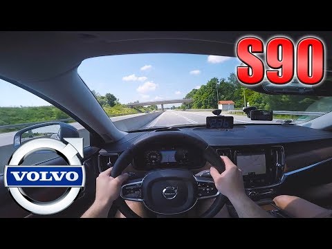 2017 Volvo S90 | TOP SPEED on German Autobahn ✔