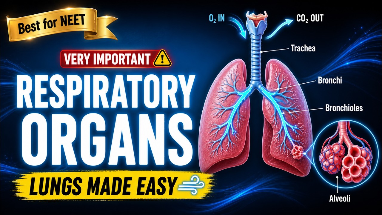 CBSE Class 11 Biology || Respiratory Organs
