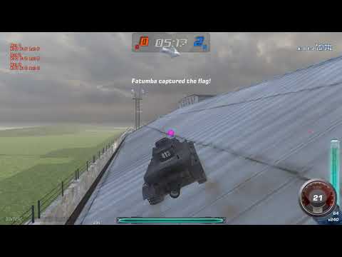 Converting rotational momentum into an "edge-like" jump on flat ground - Tank Off military base