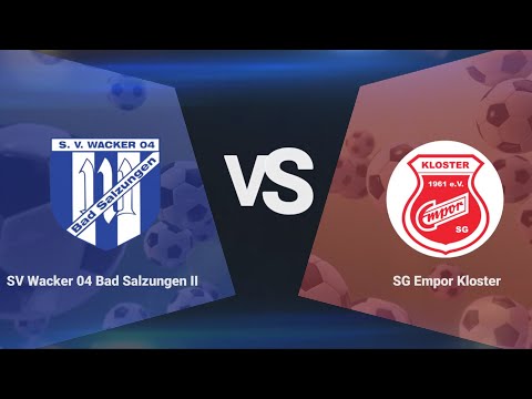 Halbfinale - SV Wacker 04 Bad Salzungen II vs SG Empor Kloster - 1. Stadtmeisterschaft