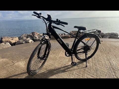Elektrinis dviratis DYU C5, 26", 500W, 10Ah, juodas video