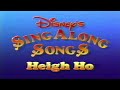 Closing To Disney S Sing Along Songs Heigh Ho 1990 VHS