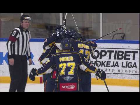 HK "Kurbads" 3-2 HK "ZEMGALE/LLU" 1. finālspēles apskats