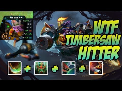 Dota 2 7.08 Ability Draft WTF Timbersaw Hitter Insane Damage New Meta