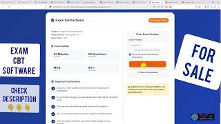Revolutionize Your School's Exam Process with Our CBT Software #CBTSoftware #forsale #education 