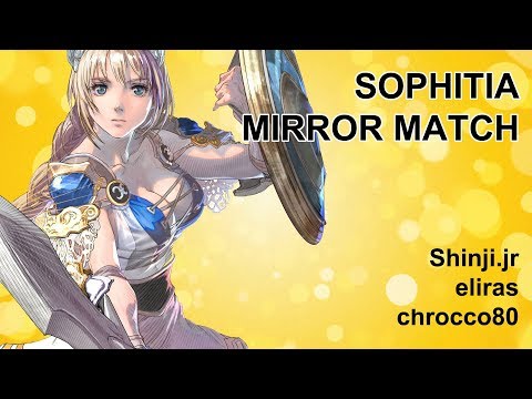 Soulcalibur VI - Shinji.jr vs eliras vs chrocco80 (SOPHITIA Mirror Match FT 5)