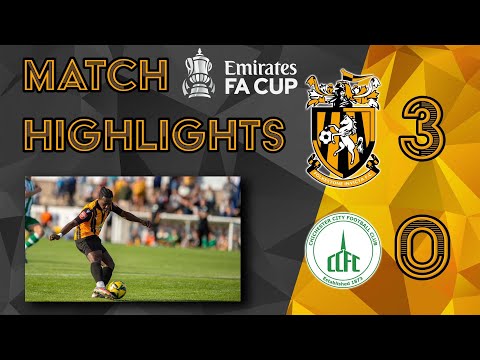 Emirates FA Cup Highlights | Folkestone Invicta 3-0 Chichester City | 17/9/22