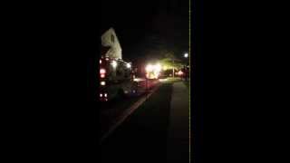 preview picture of video 'Germantown, MD. Vol. Fire Department Santa Parade in the Middle of the Night'