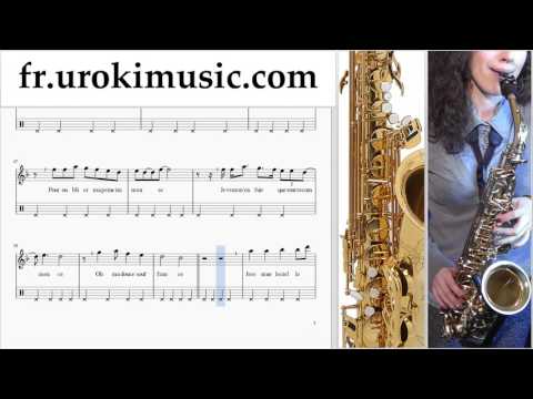 Comment Jouer du Saxophone (Ténor) Indila - Dernière Danse Tab Tablature Partie#2 um-i829