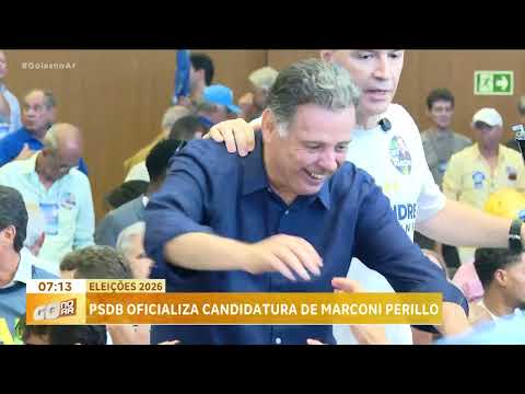 PSDB oficializa candidatura de Marconi Perillo ao governo