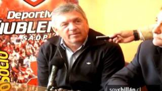 Ñublense oficializó la salida de Luis Marcoleta de la ...