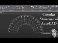 How To Draw Circular Staircase In AutoCAD Autocad