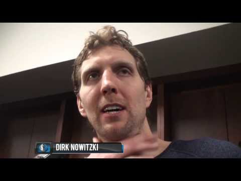 Playing against Kevin Garnett with Mavericks' Dirk Nowitzki