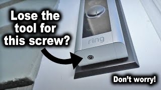 How to Remove a Ring Doorbell | No Special Tools Needed! | Install Doorbell Button