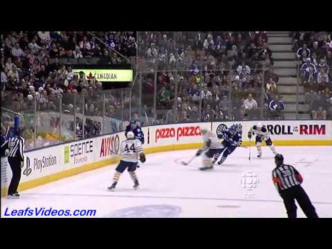 Sabres @ Maple Leafs - Clarke MacArthur Scores - 110312