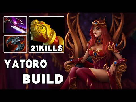 Yatoro Build On Lina Really Works !