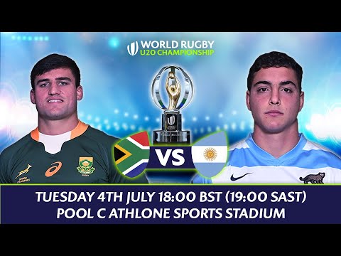 LIVE South Africa v Argentina | World Rugby U20 Championship