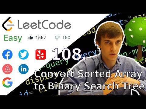 Solved Convert Sorted Array To Binary Search Tree Leetcode 108 Java