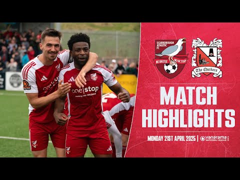 Scarborough 1 v 0 Darlington  - Vanarama National League North - April 2025