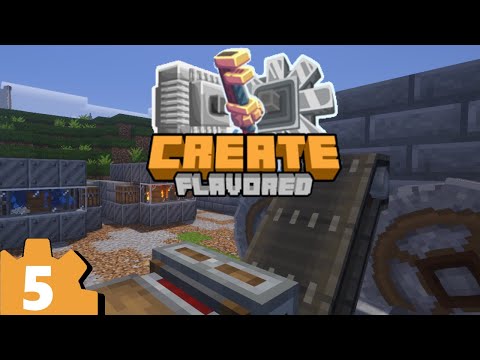 Early Ore Automation【Minecraft】Create Modpack (Ep. 5)