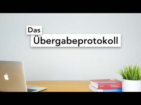 Das Übergabeprotokoll einer Immobilie