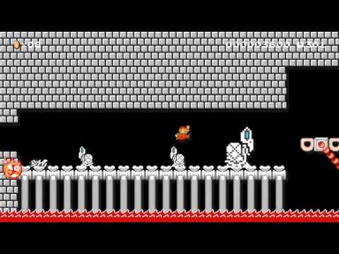 Super Mario Maker - Bowser's Bunker 60fps