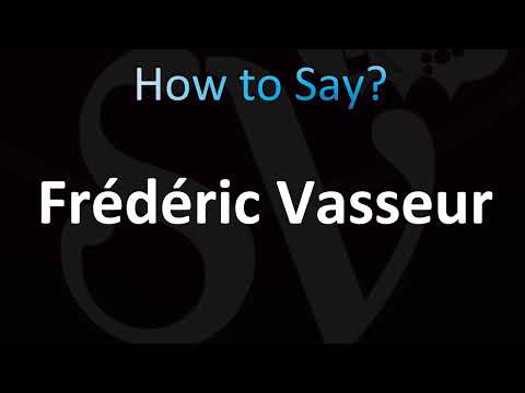 How to Pronounce ''Frédéric Vasseur'' Correctly! (French, Ferrari)