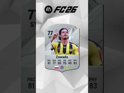 Zawada FC26 Update Card Prediction #zawada #poland #nederlands #fifa #fc26 #football #footballshorts