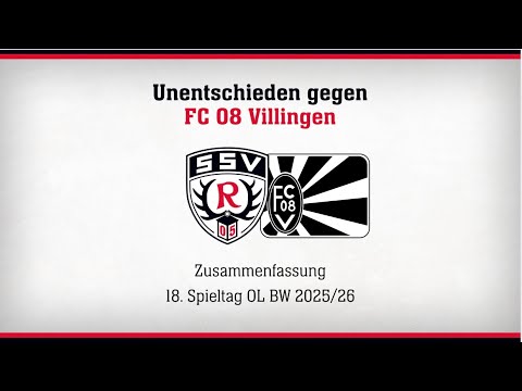 SSV Reutlingen 05 – FC 08 Villingen 1:1 | Oberliga Baden-Württemberg 2025/26 | Matchday 18