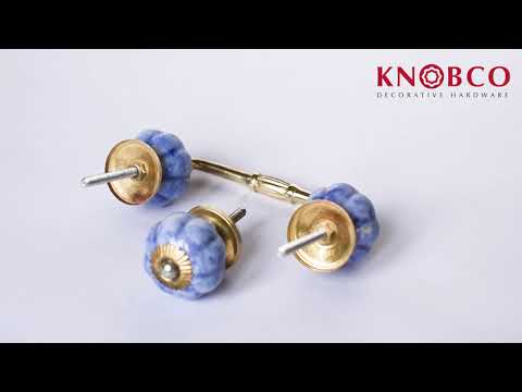 KNM 009 V Light Purple Melon Cabinet or Drawer Pull & Knob