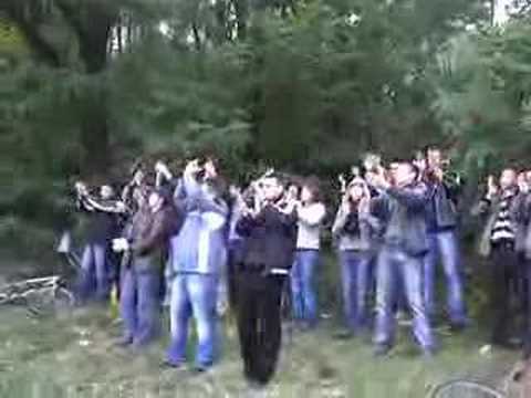 doping kibicow Dąbie vs Psary