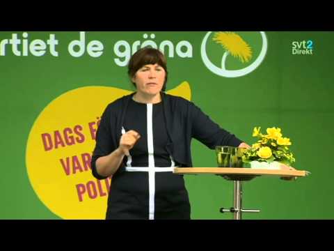 Åsa Romson (MP) tal i Almedalen 2014 (HD)