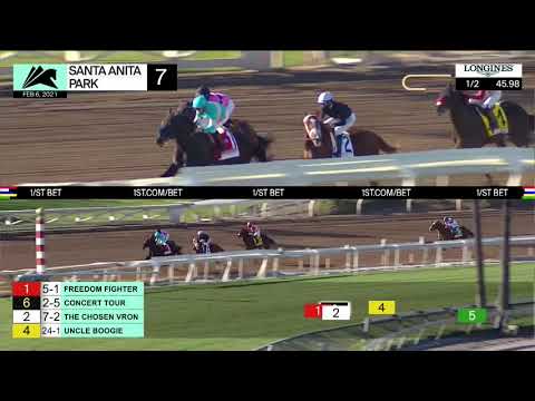 Santa Anita Park Carrera 7 (The San Vicente Stakes Gr.2) - 6 de Febrero 2021