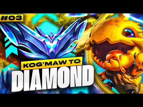 Kog'Maw Unranked to Diamond #3 - Kog'Maw ADC Gameplay Guide | Season 13 Kog'Maw Gameplay