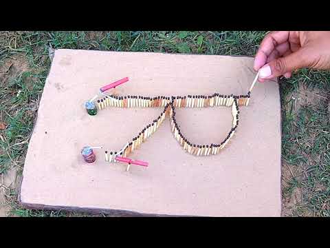 patakada experiment || matchsticks c chain reaction domino effect || bullet patakha experiment