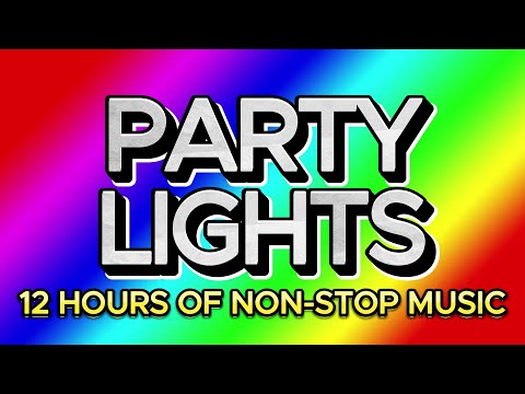 Party Lights - 12 Hours of Flashing Lights in 12 Vibrant Colors with Epic Dance Music 🎶