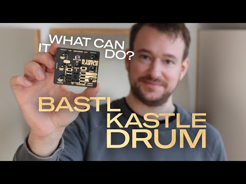 Kastle Drum - every feature explained - modular glitch-drummachine