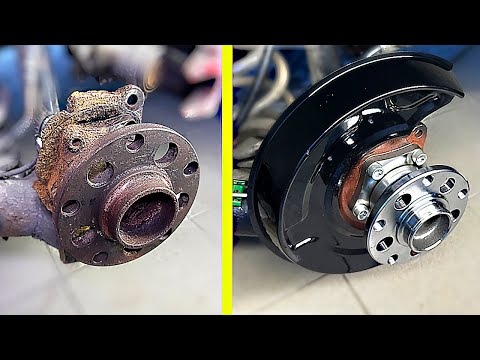 Замена задней ступицы и кожуха тормозного диска VAG (VW, Audi, Skoda)