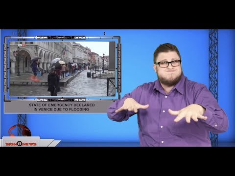 State of emergency declared in Venice due to flooding (ASL - 11.15.19)