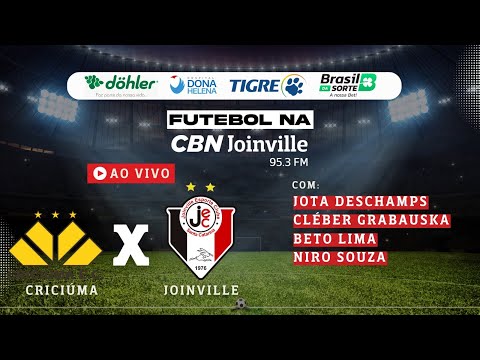 CRICIÚMA X JOINVILLE AO VIVO | QUARTAS DE FINAL | COPA SANTA CATARINA | 27/10/2025