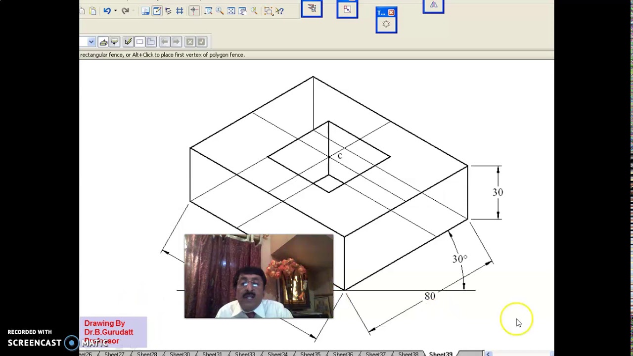 Isometric Projection Basics  Session 5