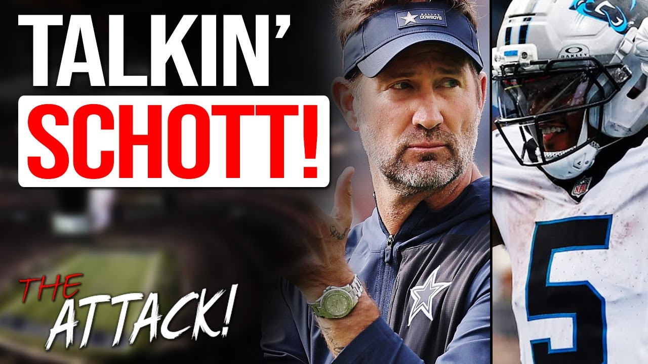 Cowboys’ Brian Schottenheimer CLAPS BACK at Panthers RB Rico Dowdle’s TRASH TALK!