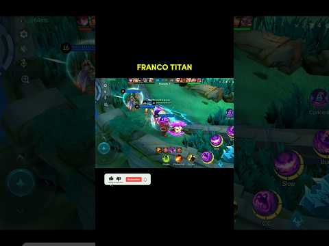 Franco titan 💀 #shorts #mlbb #mobilelegends #franco #chaosclash