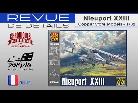💥REVUE DE DÉTAILS🇫🇷🇧🇪💥- Nieuport N23 de Copper State Models au 1/32