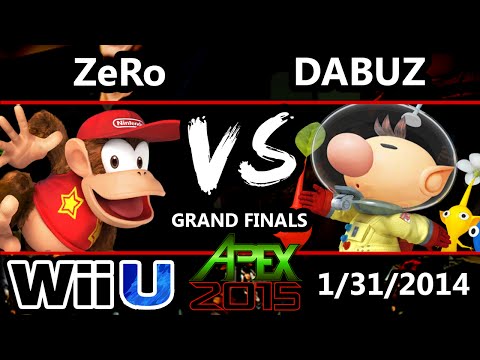 Apex 2015 - ZeRo (Diddy Kong) Vs. Dabuz (Olimar) - Grand Finals - Smash Wii U