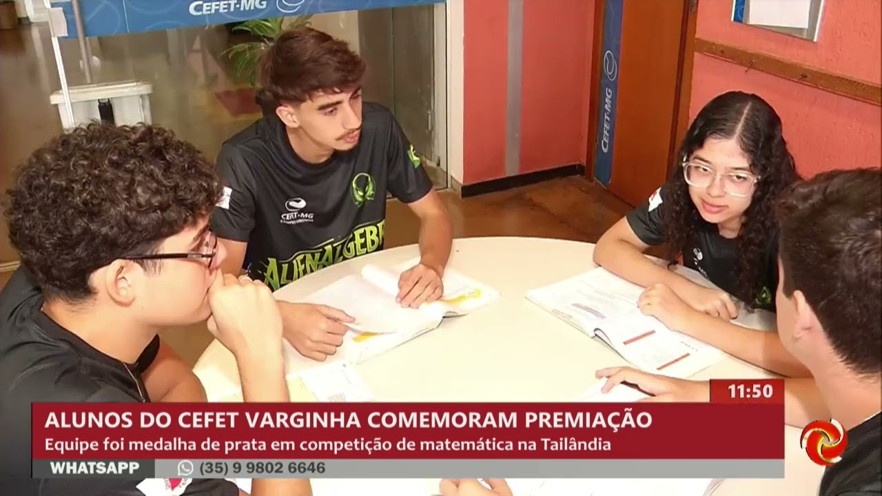 Alunos do Cefet de Varginha ganham medalha de prata na Tailândia