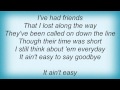 Kenny Chesney - It's Never Easy To Say Goodbye Lyrics